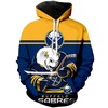 Get A Mascot Print With Buffalo Sabres Hoodie Mascot 3D Printed Gifts For Fans
