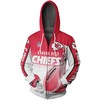 Get Fired Up With This Kansas City Chiefs All Over Print Flame Balls Graphic 3D Hoodie
