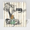 Get Groovy With Alice In Wonderland And Cheshire Cat Shower Curtain For Bathroom.