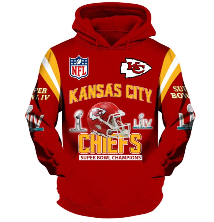 Get Ready For Game Day With This Cute All Over Print Kansas City Chiefs Zip Hoodie