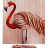 Get Ready for Summer with Watercolor Flamingo Bathroom Shower Curtain with Waterproof Bath Curtain