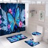 Get Your Bathroom Ready For Spring With This Floral Butterfly Shower Curtain 