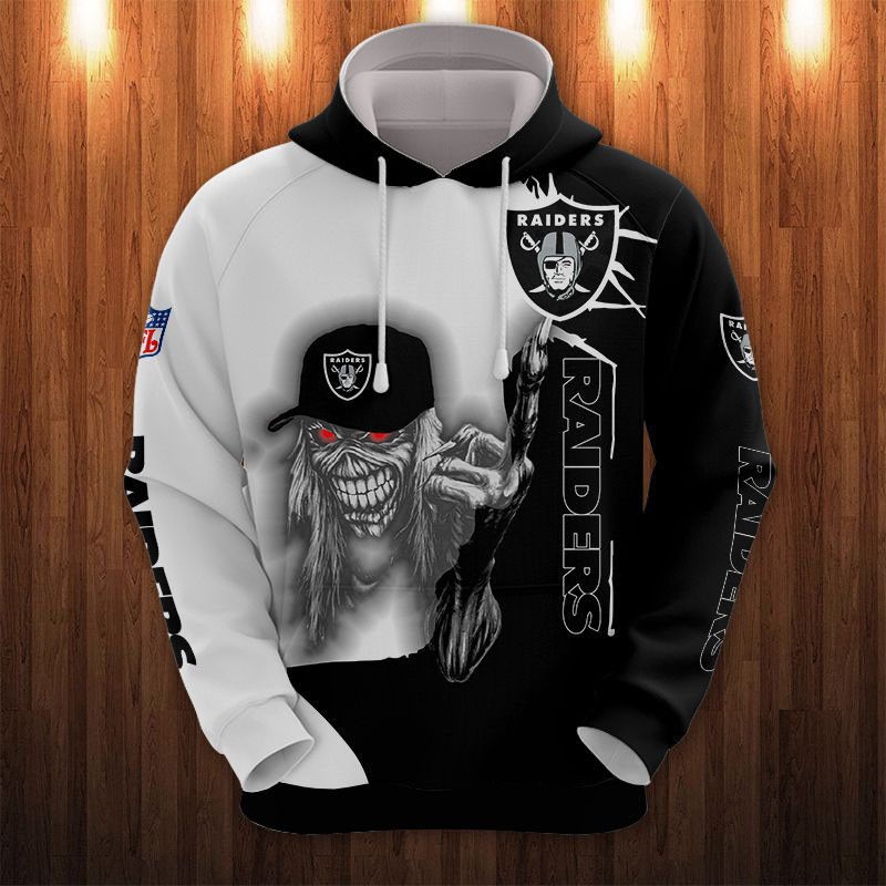 Get Your Halloween Look With The Las Vegas Raiders Ultra Death Graphic 3D Hoodie Gift