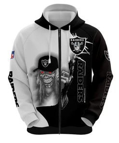 Get Your Halloween Look With The Las Vegas Raiders Ultra Death Graphic 3D Hoodie Gift