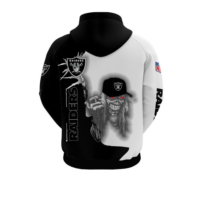 Get Your Halloween Look With The Las Vegas Raiders Ultra Death Graphic 3D Hoodie Gift