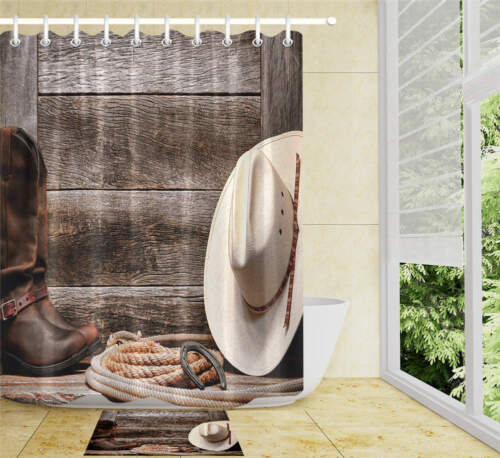 Ghost Pumpkin Hat Halloween Shower Curtain - Haunted House Bathroom Decor