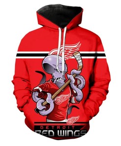 Gift-Worthy Detroit Red Wings Ultra-Cool All Over Print 3D Long Sleeve Hoodie
