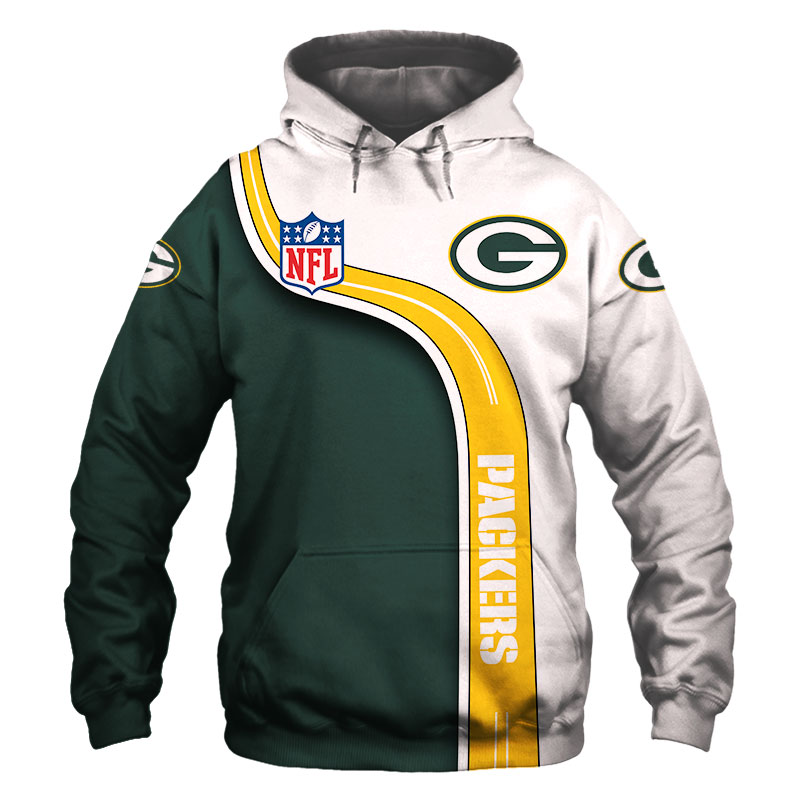 Gift-Worthy Zip Hoodie Pullover All Over Print 3D Cute For Fans Of Green Bay Packers