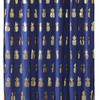 Gilded Pineapple Fabric Shower Curtain, Durable and Washable Luxury Bathroom Decor