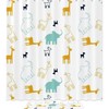 Giraffe And Tropical Plants Print Shower Curtain - Create A Serene And Exotic Atmosphere