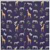 Giraffe And Zebra Shower Curtain, Stylish And Waterproof Bath Curtain