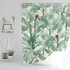Giraffe Decor Jungle Shower Curtain for Animal Bathroom Decor 