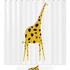 Giraffe Foraging Inspirational Quotes Shower Curtain - Perfect For A Rustic And Natural Decor
