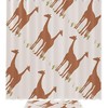 Giraffe Head Silhouette Vintage Bathroom Shower Curtain - Minimalistic And Elegant Design