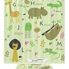 Giraffe Hippo Koala And Flowers Shower Curtain - Adorable Bathroom Decoration