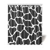Giraffe Print Shower Curtain - Animal Print for Bathroom Decor
