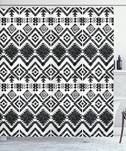 Giraffe Print Tribal Totem Shower Curtain for Homecoming Gift
