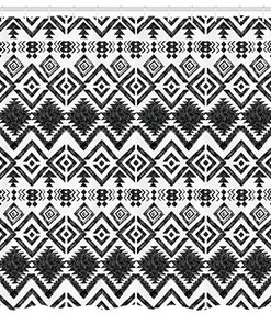 Giraffe Print Tribal Totem Shower Curtain for Homecoming Gift