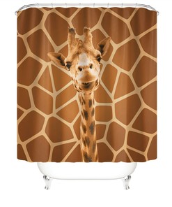 Giraffe Shower Curtain, Cute And Stylish Bathroom Decor