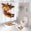 Giraffe Shower Curtain, Cute Bathroom Decor With Giraffe Print