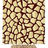 Giraffe Texture Pattern Shower Curtain, Waterproof Bathroom Curtain - Unique Design