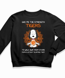 Give Me Strength - Clemson Tigers Snoopy NCAA T-Shirt Hoodie Sweatshirt for Fans