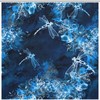 Give Your Bathroom a Fresh Look with Watercolor Dragonfly and Flower Printed Shower Curtain