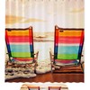 Glowing Sea Hawaii Fabric Shower Curtain Liner For Bathroom
