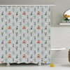 Gnome Pattern Shower Curtain Fabric With Modern Design, Bathroom Decor