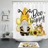 Gnome Sunflower Flower Shower Curtain - Bring Cheer To Your Bathroom