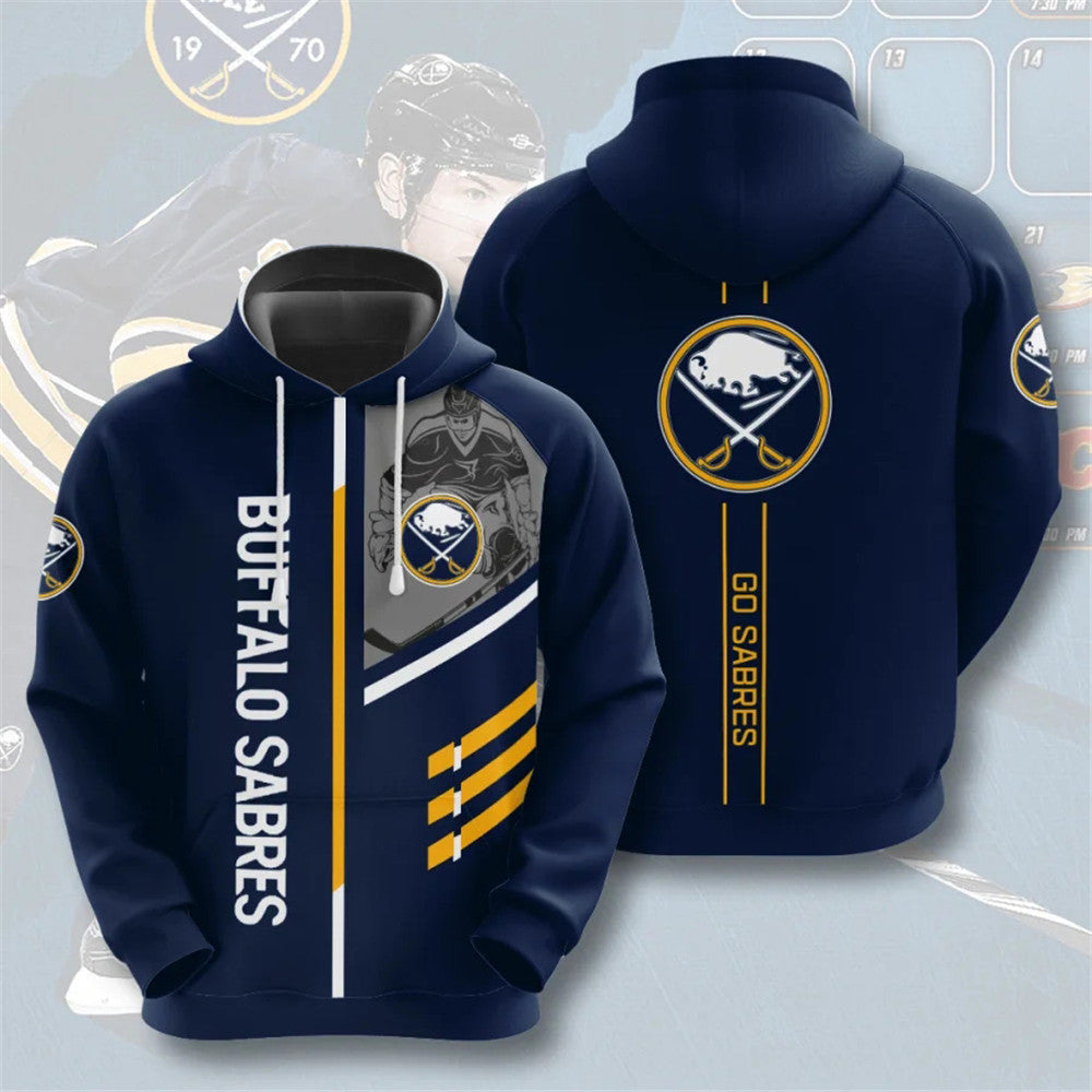 Go Sabers 3D Buffalo Sabres Hoodie, A Great Gift For Fans