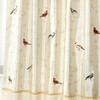 Gold And Ivory Birds Shower Curtain - Avantis Gilded Bathroom Decor