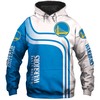 Golden State Warriors All Over Print 3D Zip Hoodie For Fans