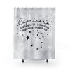 Gorgeous Capricorn Zodiac Sign Shower Curtain With Astrology Lover And Horoscope Star Sign Gifts
