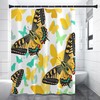 Gorgeous Golden Swallowtails Shower Curtain - Durable And Lightweight - Perfect For Any Bathroom