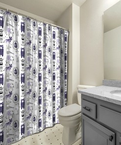 Gorgeous Tiger Shower Curtain for Wildlife Bathroom Decor