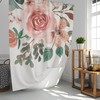 Gorgeous Watercolor Summer Flowers Shower Curtain for a Botanical-Inspired Bathroom