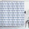 Goth Skull Fabric Shower Curtain - Gothic Skull Bathroom Decor