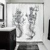 Gothic Mermaid Shower Curtain for Your Gothic Bathroom Decor 