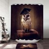 Graduated Owl Shower Curtain - An Elegant Add-On To Your Bathroom