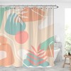 Graduation Or Father'S Day Gift: Shower Curtain With Abstract Shapes Design