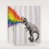 Graffiti Art Dinosaur Shower Curtain For Bathroom
