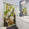 Grapevine Floral Shower Curtain Home Decor Bathroom Accessory With Botanical Design 