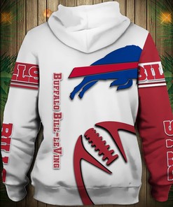 Graphic Balls All Over Print Baltimore Ravens Hoodie 3D Zip Hoodie Pullover