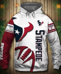 Graphic Balls Houston Texans Hoodie 3D All Over Print Zip Hoodie Pullover Gift For Fans