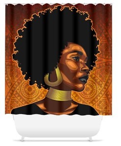 Graphic Shower Curtain With Beautiful Butterfly And Flower Print, Phase 4