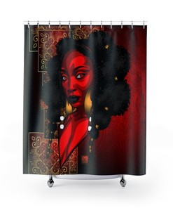 Graphic Shower Curtain With Beautiful Peacock Feather Print, Phase 7