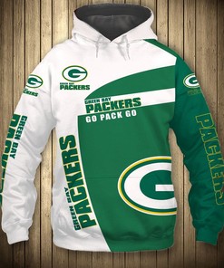 Green Bay Packers 3D Hoodie Pullover Gift For Fans With All Over Print