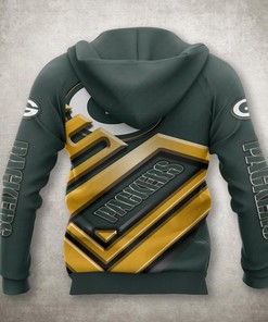 Green Bay Packers No 1 3D All Over Print Zip Up Hoodie, Ideal Gift For Fans