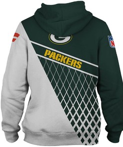 Green Bay Packers Zip Hoodie Gift For Fans With All Over Print